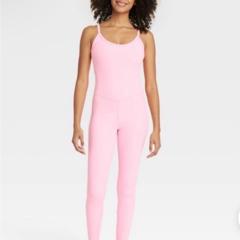 Target All In Motion Pink Sleeveless Jumpsuit - Picture 2 of 6